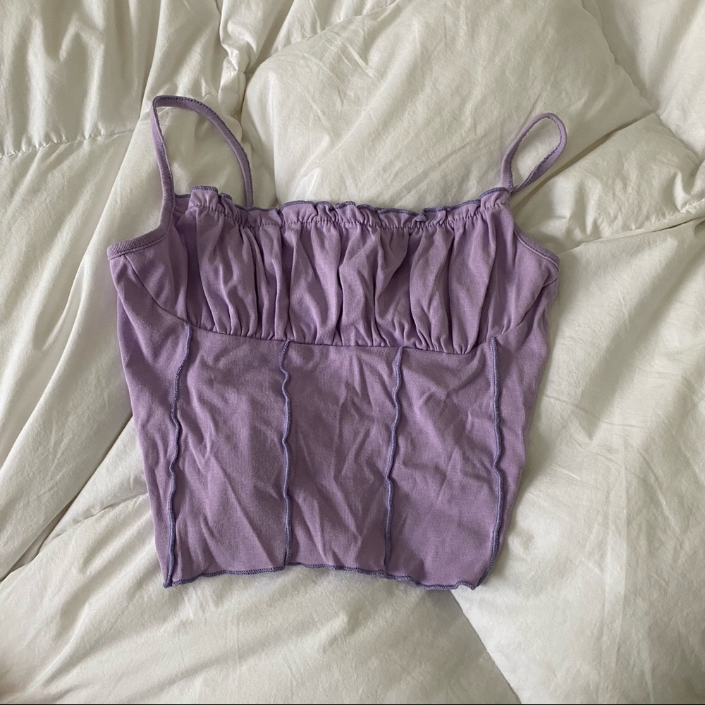 lavender tank top